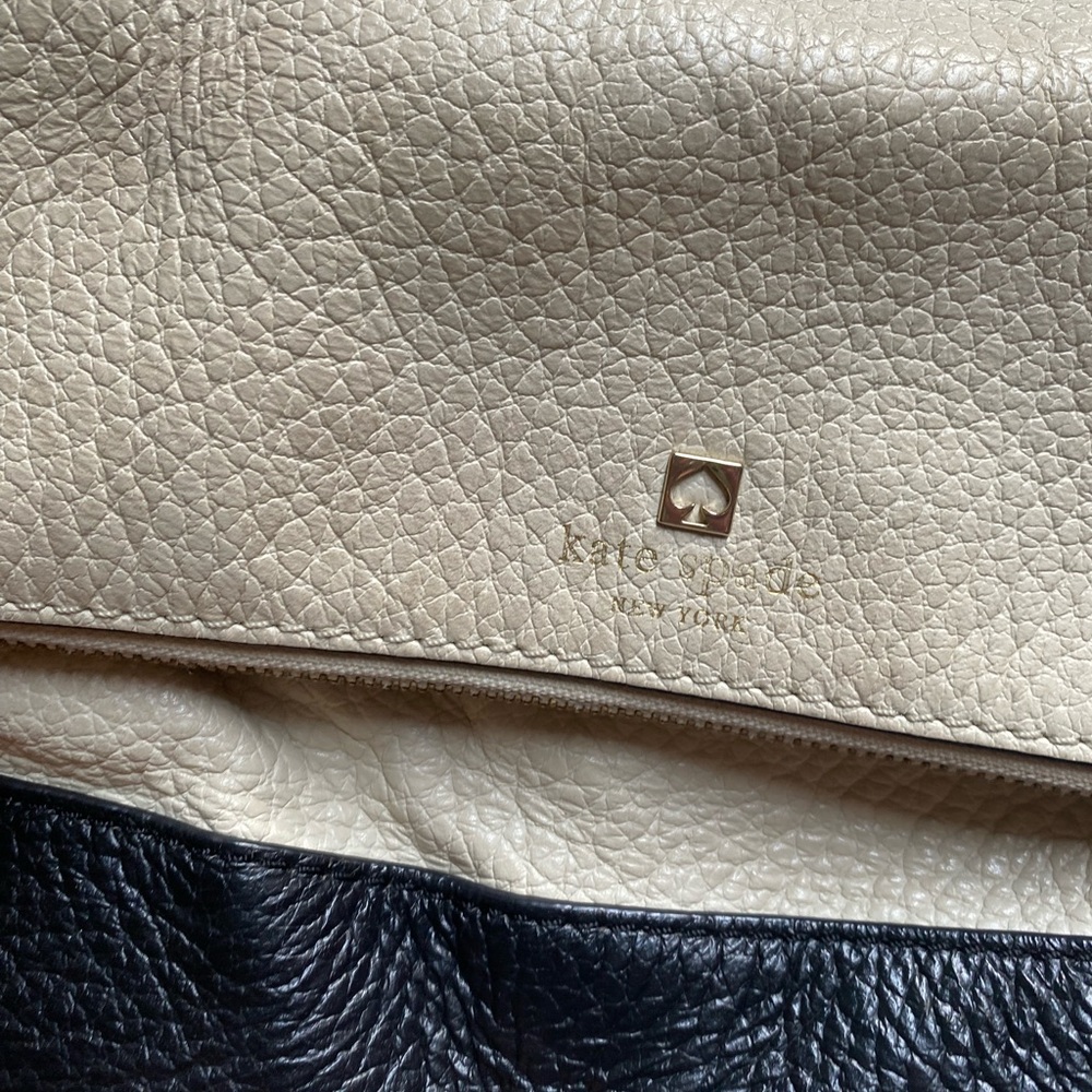 Kate Spade New York| Buttermilk & Black Carmen Southport Avenue Leather - Picture 12 of 12